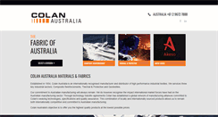 Desktop Screenshot of colan.com.au