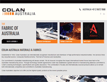 Tablet Screenshot of colan.com.au